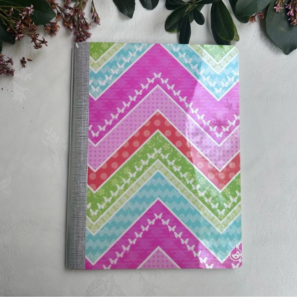 Colorful Floral School Supply Bundle Pocket Folders and Notebook